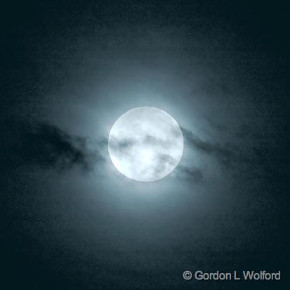Largest Moon In Haze & Clouds_35324.jpg - Photographed from along the Gulf coast near Port Lavaca, Texas, USA.